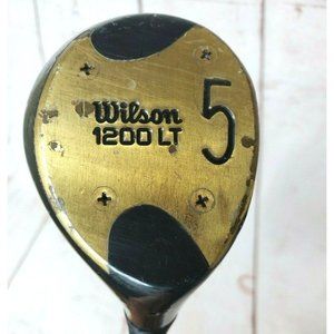 Wilson 1200 LT #5 Vintage Rare Wood Golf Club RH Fairway Pro Step Steel Shaft